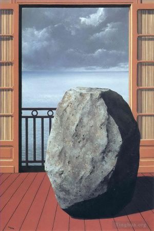 zeitgenössische kunst von Rene Magritte - Unsichtbare Welt 1954