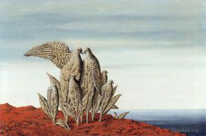zeitgenössische kunst von Rene Magritte - Insel der Schätze 1942