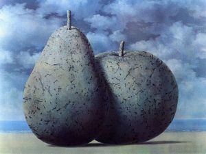 zeitgenössische kunst von Rene Magritte - Erinnerung an eine Reise 1952