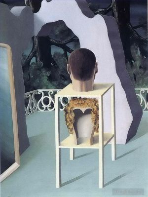 zeitgenössische kunst von Rene Magritte - Mitternachtsheirat 1926