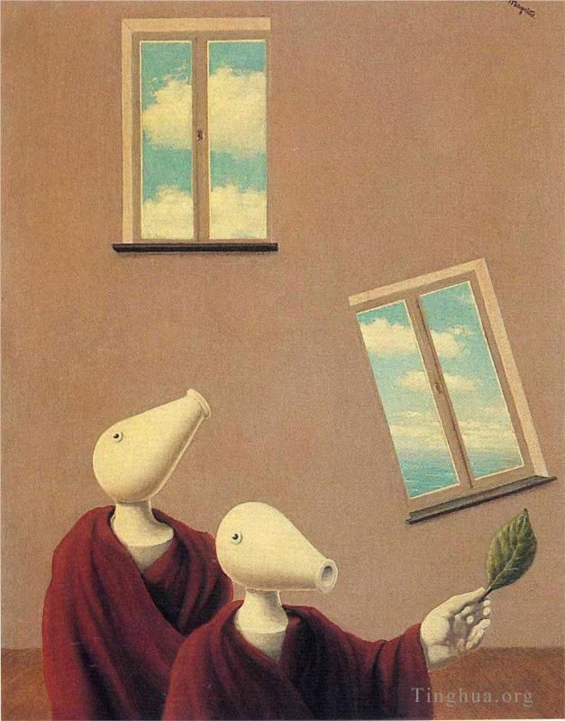 Rene Magritte Andere Malerei - Natürliche Begegnungen 1945