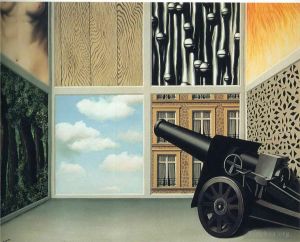 zeitgenössische kunst von Rene Magritte - An der Schwelle zur Freiheit 1930