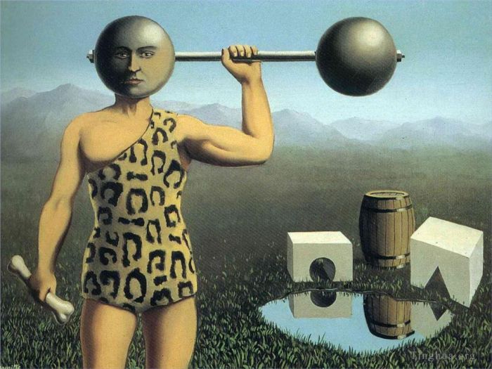 Rene Magritte Andere Malerei - Perpetuum mobile 1935