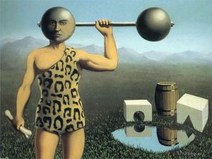 zeitgenössische kunst von Rene Magritte - Perpetuum mobile 1935