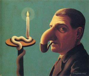 zeitgenössische kunst von Rene Magritte - Philosophenlampe 1936