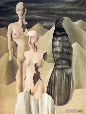 zeitgenössische kunst von Rene Magritte - Polarlicht 1926