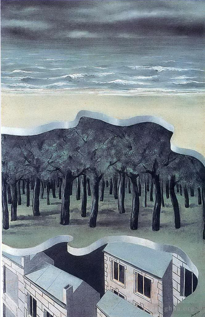 Rene Magritte Andere Malerei - Populäres Panorama 1926