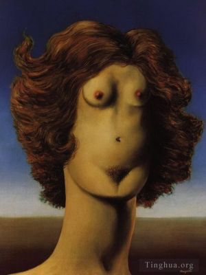 zeitgenössische kunst von Rene Magritte - Vergewaltigung 1934