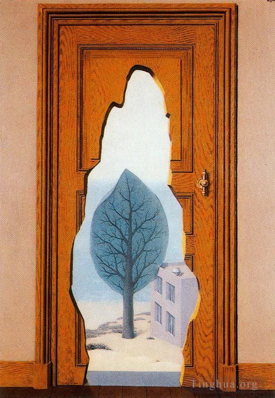 Rene Magritte Andere Malerei - Die verliebte Perspektive 1935