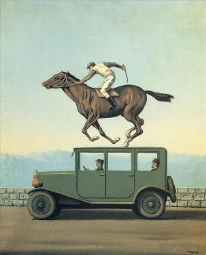 zeitgenössische kunst von Rene Magritte - Der Zorn der Götter 1960