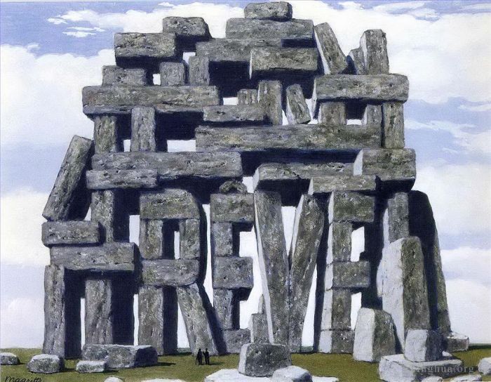 Rene Magritte Andere Malerei - Die Kunst des Gesprächs 1952