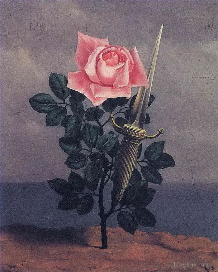 Rene Magritte Andere Malerei - Der Schlag ins Herz 1952