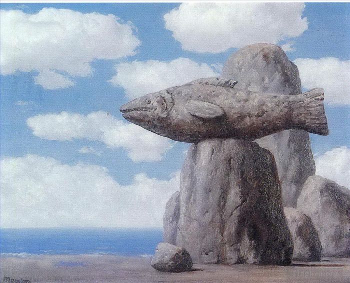 Rene Magritte Andere Malerei - Die Duldung 1965
