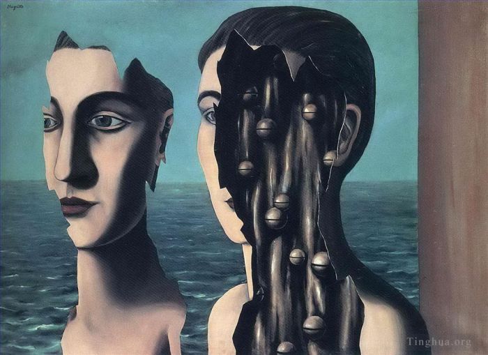 Rene Magritte Andere Malerei - Das doppelte Geheimnis 1927