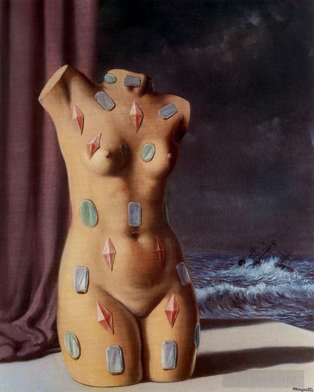 Rene Magritte Andere Malerei - Der Wassertropfen 1948