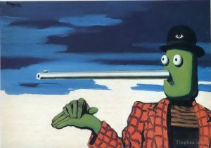 zeitgenössische kunst von Rene Magritte - Die Ellipse 1948