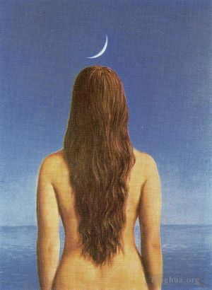 zeitgenössische kunst von Rene Magritte - Das Abendkleid 1954