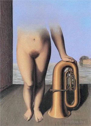 zeitgenössische kunst von Rene Magritte - Die Flut 1928