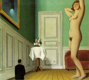 zeitgenössische kunst von Rene Magritte - Die Riesin