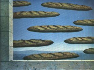 zeitgenössische kunst von Rene Magritte - Die goldene Legende 1958