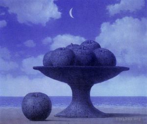 zeitgenössische kunst von Rene Magritte - Der tolle Tisch