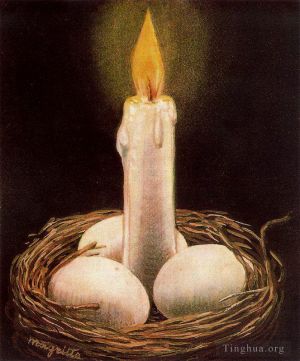 zeitgenössische kunst von Rene Magritte - Die fantasievolle Fakultät 1948