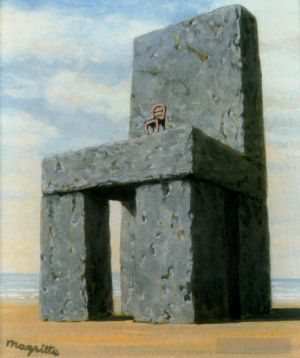 zeitgenössische kunst von Rene Magritte - Die Legende der Jahrhunderte 1950