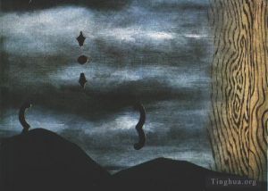 zeitgenössische kunst von Rene Magritte - Das Futter des Schlafes 1928