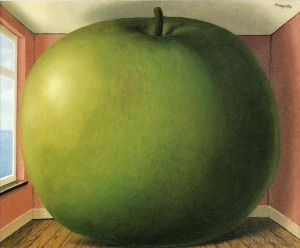 zeitgenössische kunst von Rene Magritte - Der Hörraum 1952