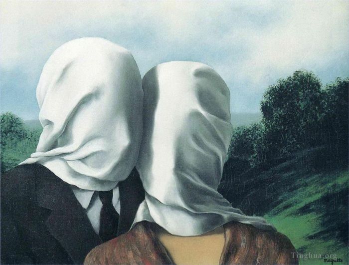 Rene Magritte Andere Malerei - Die Liebenden 1928