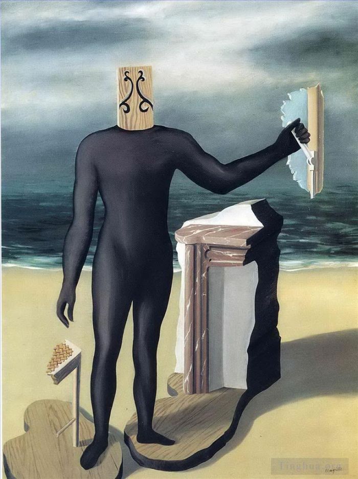 Rene Magritte Andere Malerei - Der Mann vom Meer 1927