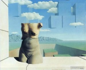 zeitgenössische kunst von Rene Magritte - Die Märsche des Sommers 1939