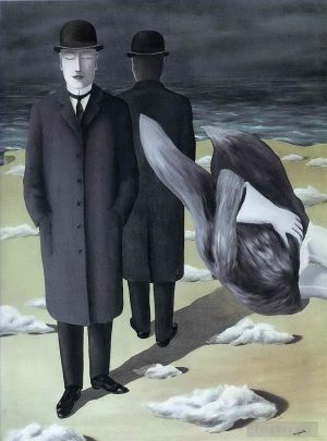 zeitgenössische kunst von Rene Magritte - Die Bedeutung der Nacht 1927