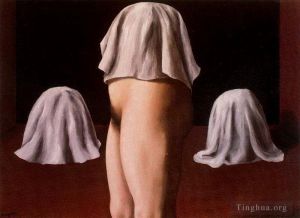 zeitgenössische kunst von Rene Magritte - Der symmetrische Trick 1928