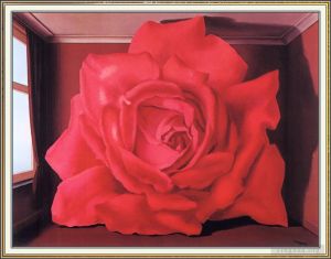 zeitgenössische kunst von Rene Magritte - Das Grab der Ringer 1960