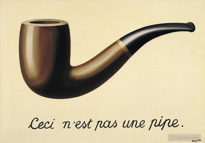 Rene Magritte Andere Malerei - Der Verrat der Bilder ist kein Rohr aus dem Jahr 1942