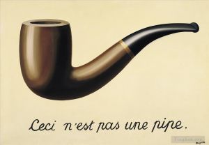 zeitgenössische kunst von Rene Magritte - Der Verrat der Bilder ist kein Rohr aus dem Jahr 1942