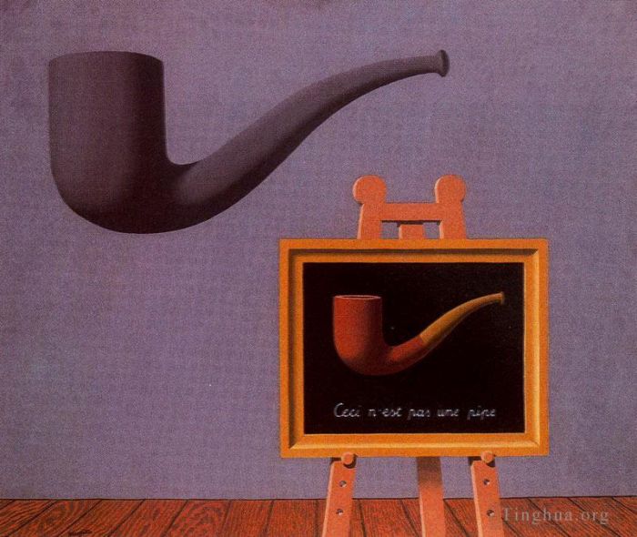 Rene Magritte Andere Malerei - Die zwei Geheimnisse 1966