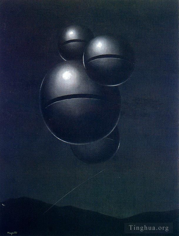 Rene Magritte Andere Malerei - Die Stimme des Weltraums 1921