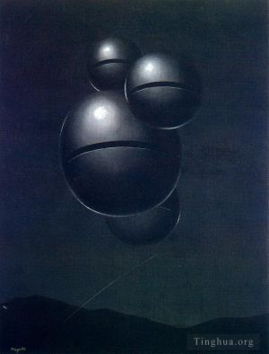 zeitgenössische kunst von Rene Magritte - Die Stimme des Weltraums 1921