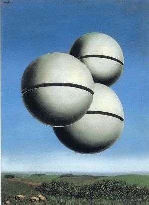 zeitgenössische kunst von Rene Magritte - Die Stimme des Weltraums 1928