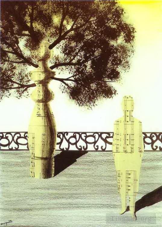 Rene Magritte Andere Malerei - Ohne Titel