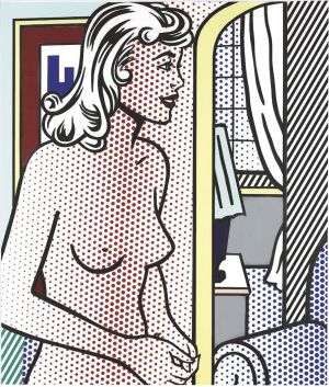 zeitgenössische kunst von Roy Lichtenstein - Nackt in der Wohnung