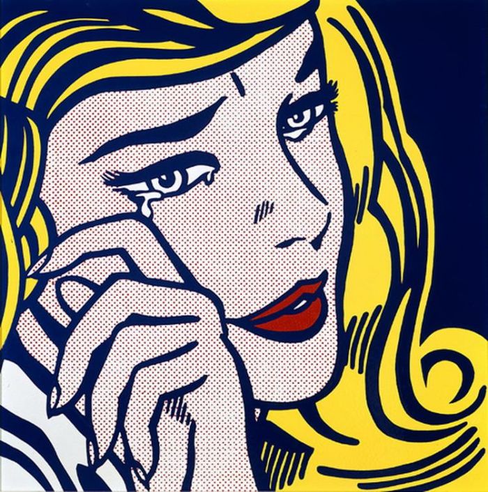 Roy Lichtenstein Andere Malerei - Weinendes Mädchen 1964