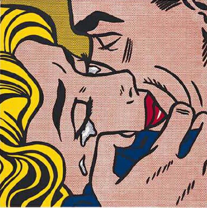Roy Lichtenstein Andere Malerei - Kuss