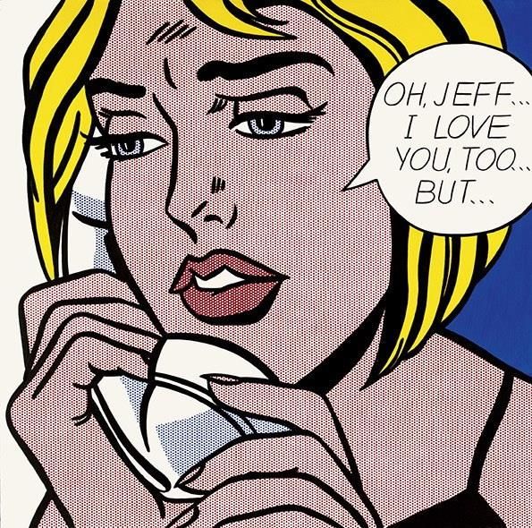 Roy Lichtenstein Andere Malerei - Oh Jeff, ich liebe dich, aber