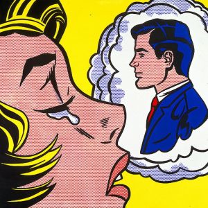 zeitgenössische kunst von Roy Lichtenstein - Ich denke an ihn 1963