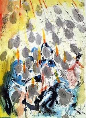 zeitgenössische kunst von Salvador Dali - Erscheint illis dispertitae linguae