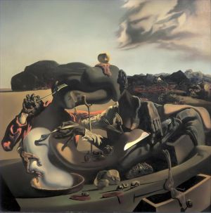 zeitgenössische kunst von Salvador Dali - Herbstlicher Kannibalismus