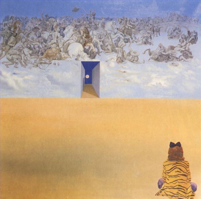 Salvador Dali Ölgemälde - Schlacht in den Wolken